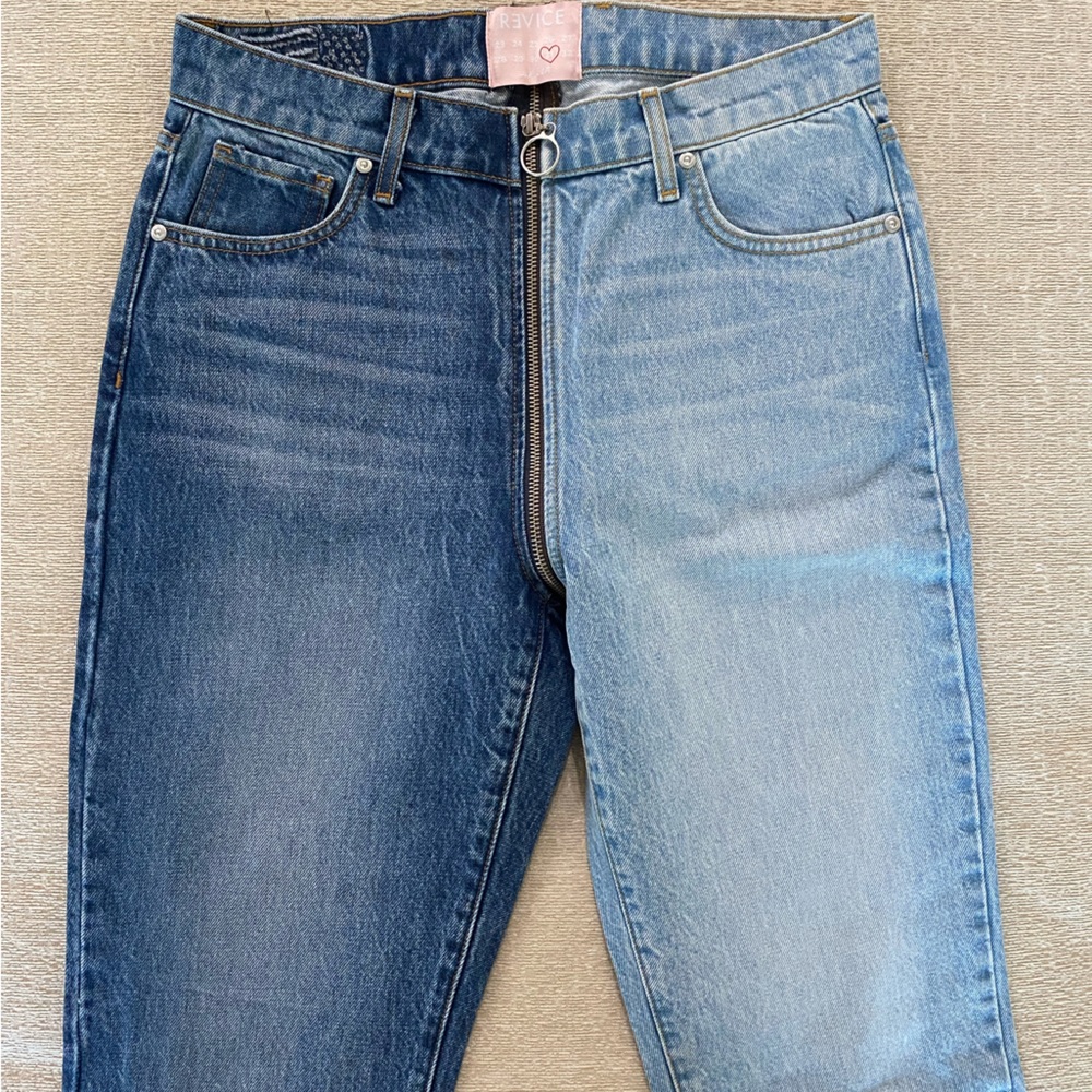 Revice Denim Yin-Yang Crop Jeans